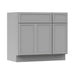 36" Modern Freestanding Birch & Plywood Bathroom Vanity Base Only – Shaker Style Storage Cabinet with 1 Drawer & 3 Soft-Closing Doors VA4124-121 - HomeBeyond