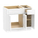 36" Modern Freestanding Birch & Plywood Bathroom Vanity Base Only – Shaker Style Storage Cabinet with 1 Drawer & 3 Soft-Closing Doors VA4124-121 - HomeBeyond