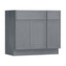 36" Modern Freestanding Birch & Plywood Bathroom Vanity Base Only – Shaker Style Storage Cabinet with 1 Drawer & 3 Soft-Closing Doors VA4124-121 - HomeBeyond