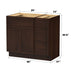 36" Modern Freestanding Birch & Plywood Bathroom Vanity Base Only – Shaker Style Storage Cabinet with 3 Drawers & 2 Soft-Closing Doors VA4124-123 - HomeBeyond