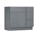 36" Modern Freestanding Birch & Plywood Bathroom Vanity Base Only – Shaker Style Storage Cabinet with 3 Drawers & 2 Soft-Closing Doors VA4124-123 - HomeBeyond