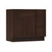 36" Modern Freestanding Birch & Plywood Bathroom Vanity Base Only – Shaker Style Storage Cabinet with 3 Drawers & 2 Soft-Closing Doors VA4124-123 - HomeBeyond