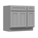 36" Modern Freestanding Oak Plywood Bathroom Vanity Base Only – Shaker Style Storage Cabinet with 1 Drawer & 3 Soft-Closing Doors VA4024-121 - HomeBeyond