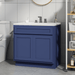 36" Modern Freestanding Oak Plywood Bathroom Vanity Base Only – Shaker Style Storage Cabinet with 2 Soft-Closing Doors VA4036 - HomeBeyond