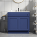 36" Modern Freestanding Oak Plywood Bathroom Vanity Base Only – Shaker Style Storage Cabinet with 2 Soft-Closing Doors VA4036 - HomeBeyond