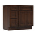 36" Modern Freestanding Oak Plywood Bathroom Vanity Base Only – Shaker Style Storage Cabinet with 3 Drawers & 2 Soft-Closing Doors VA4024-123 - HomeBeyond