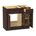 36" Oak Bathroom Vanity Cabinet without Top - 1 Drawer & 3 Doors - HomeBeyond
