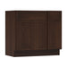 36" Oak Bathroom Vanity Cabinet without Top - 1 Drawer & 3 Doors - HomeBeyond