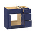 36" Oak Bathroom Vanity Cabinet without Top - 3 Drawers & 2 Doors - HomeBeyond