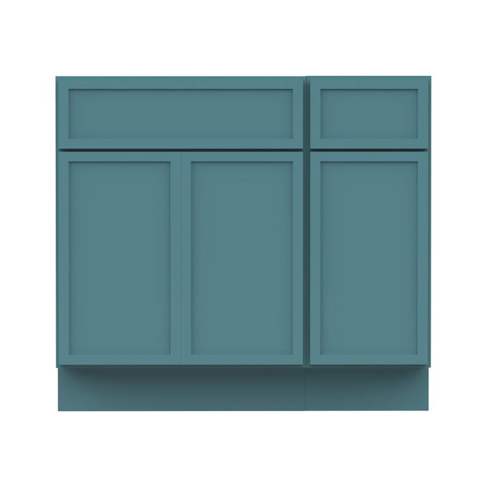 36" Plywood Bathroom Vanity Cabinet without Top - 1 Drawer & 3 Doors - HomeBeyond
