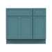 36" Plywood Bathroom Vanity Cabinet without Top - 1 Drawer & 3 Doors - HomeBeyond