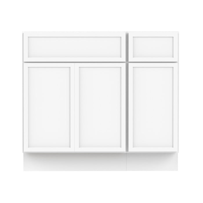 36" Plywood Bathroom Vanity Cabinet without Top - 1 Drawer & 3 Doors - HomeBeyond