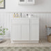36" Plywood Bathroom Vanity Cabinet without Top - 1 Drawer & 3 Doors - HomeBeyond