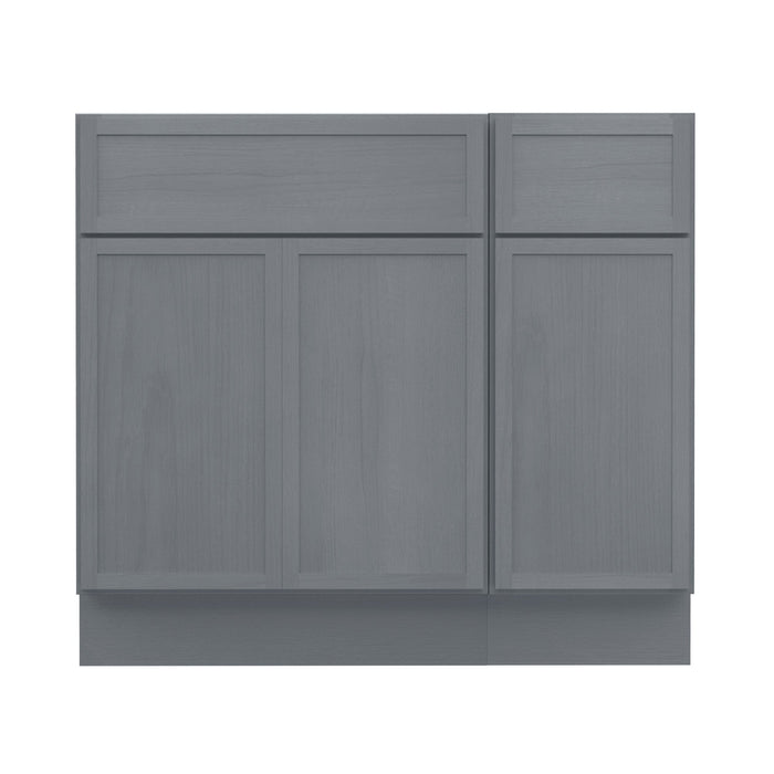 36" Plywood Bathroom Vanity Cabinet without Top - 1 Drawer & 3 Doors - HomeBeyond