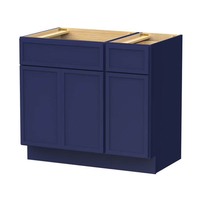 36" Plywood Bathroom Vanity Cabinet without Top - 1 Drawer & 3 Doors - HomeBeyond