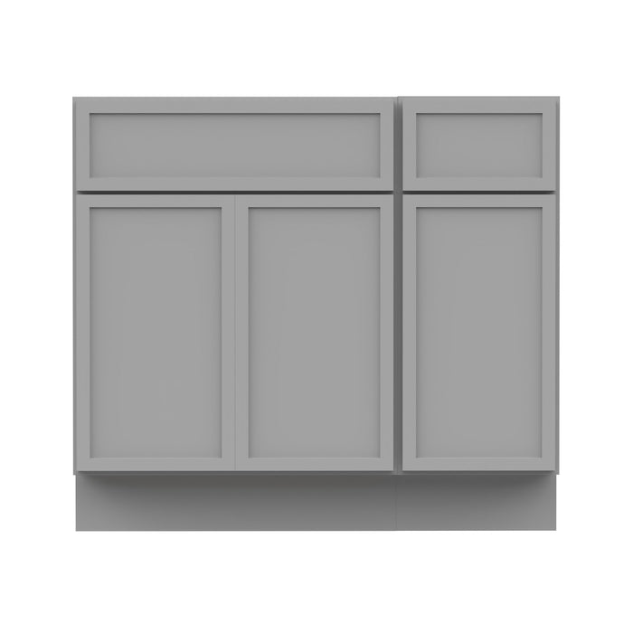 36" Plywood Bathroom Vanity Cabinet without Top - 1 Drawer & 3 Doors - HomeBeyond