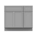 36" Plywood Bathroom Vanity Cabinet without Top - 1 Drawer & 3 Doors - HomeBeyond