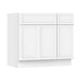36" Plywood Bathroom Vanity Cabinet without Top - 1 Drawer & 3 Doors - HomeBeyond