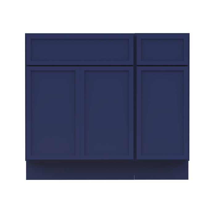 36" Plywood Bathroom Vanity Cabinet without Top - 1 Drawer & 3 Doors - HomeBeyond
