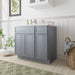 36" Plywood Bathroom Vanity Cabinet without Top - 1 Drawer & 3 Doors - HomeBeyond