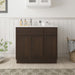 36" Plywood Bathroom Vanity Cabinet without Top - 1 Drawer & 3 Doors - HomeBeyond