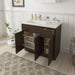 36" Plywood Bathroom Vanity Cabinet without Top - 1 Drawer & 3 Doors - HomeBeyond