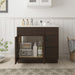 36" Plywood Bathroom Vanity Cabinet without Top - 3 Drawers & 2 Doors - HomeBeyond