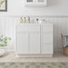36" Plywood Bathroom Vanity Cabinet without Top - 3 Drawers & 2 Doors - HomeBeyond