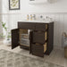 36" Plywood Bathroom Vanity Cabinet without Top - 3 Drawers & 2 Doors - HomeBeyond