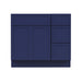 36" Plywood Bathroom Vanity Cabinet without Top - 3 Drawers & 2 Doors - HomeBeyond