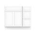 36" Plywood Bathroom Vanity Cabinet without Top - 3 Drawers & 2 Doors - HomeBeyond