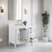 36” Single Sink Bathroom Vanity Cabinet with Engineered Marble Top - HomeBeyond
