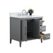 36” Single Sink Bathroom Vanity Cabinet with Engineered Marble Top - HomeBeyond