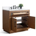 36" Single Sink Bathroom Vanity with Sink and Top, With Soft Closing Doors - HomeBeyond