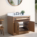 36" Single Sink Bathroom Vanity with Sink and Top, With Soft Closing Doors - HomeBeyond
