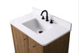 36" Single Sink Freestanding Bathroom Vanity with Milano Mist Engineered Stone Countertop, Integrated Ceramic Sink, Hidden Power & USB Charging Station and Hair Dryer Storage VA1236 - HomeBeyond