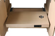 36" Single Sink Freestanding Bathroom Vanity with Milano Mist Stone Top, Hidden Power Station, Hair Dryer Holder, USB Charging Shelf VA1136 - HomeBeyond