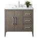 36" Single Sink Modern Freestanding Bathroom Vanity Set with Arabescato White Engineered Marble Top – Storage Cabinet with Soft-Closing Doors & Drawers VA9036 - HomeBeyond
