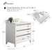 36" Single Sink Modern Freestanding Solid Wood Bathroom Vanity Set with Ariston White Engineered Marble Top – Storage Cabinet with Soft-Closing Drawers VA8036 - HomeBeyond