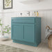 36" Solid Wood Bathroom Vanity Cabinet Double Shutter Door - HomeBeyond