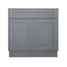 36" Solid Wood Bathroom Vanity Cabinet Double Shutter Door - HomeBeyond