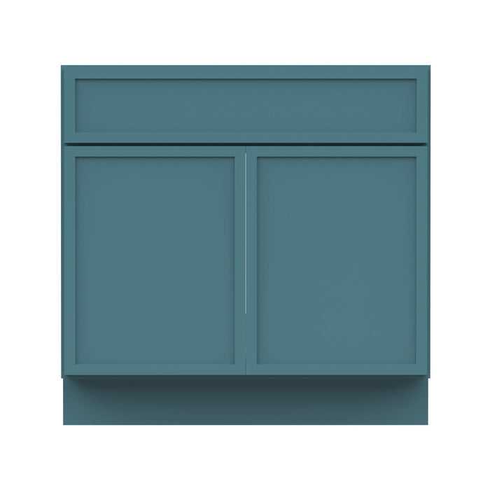 39" Birch Plywood Freestanding Single Base Storage Cabinet, With Soft Close Door - HomeBeyond