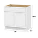 39" Birch Plywood Freestanding Single Base Storage Cabinet, With Soft Close Door - HomeBeyond