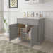39" Birch Plywood Freestanding Single Base Storage Cabinet, With Soft Close Door - HomeBeyond