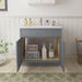 39" Birch Plywood Freestanding Single Base Storage Cabinet, With Soft Close Door - HomeBeyond