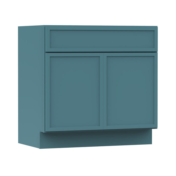 39" Birch Plywood Freestanding Single Base Storage Cabinet, With Soft Close Door - HomeBeyond