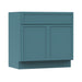 39" Birch Plywood Freestanding Single Base Storage Cabinet, With Soft Close Door - HomeBeyond