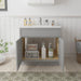 39" Birch Plywood Freestanding Single Base Storage Cabinet, With Soft Close Door - HomeBeyond