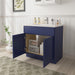 39" Birch Plywood Freestanding Single Base Storage Cabinet, With Soft Close Door - HomeBeyond
