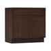 39" Birch Plywood Freestanding Single Base Storage Cabinet, With Soft Close Door - HomeBeyond